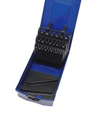 ABS-Leerbox für Spiralbohrer 1-13mm , 25-teilig , Sortimentbox , ABS-Box