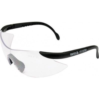 Schutzbrille dunkel getönt verstellbar Arbeitsschutzbrille Rahmenlos 
