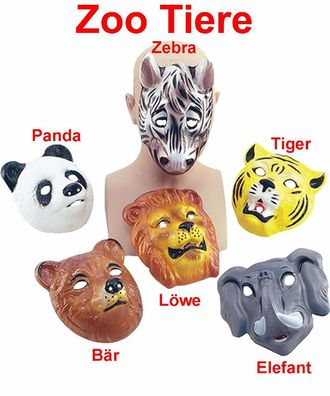 Kinder Tier Maske Zootiere