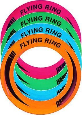 24 x Flyer Disc Wurfscheibe Frisbee Wurfring Flug 4 Farben