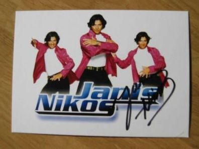 Schlagerstar Janis Nikos - handsigniertes Autogramm!