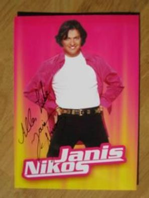 Schlagerstar Janis Nikos - handsigniertes Autogramm!