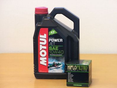 Motul Powerjet teilsyn 10W40 / Ölfilter Seadoo GTI 130 / Rental Bj 08 - 12