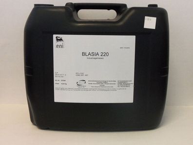 6,99€/ l ENI Blasia Industrie Getriebeöl CLP ISO-VG 220 20 Ltr