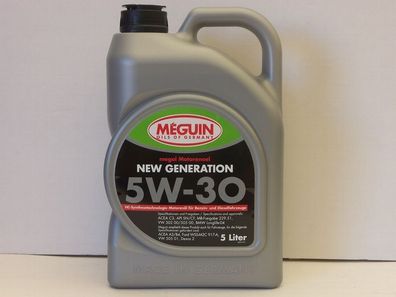 6,96€/ l Meguin Megol New Generation 5W-30 5 L