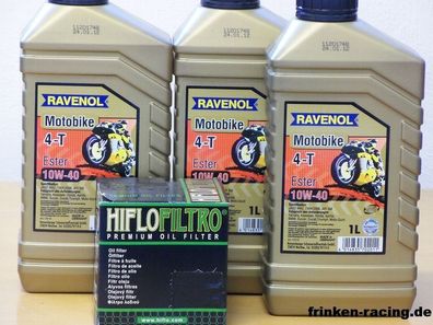 Ravenol Öl Ölfilter Suzuki VS800 Intruder VS52B Bj 92 - 01