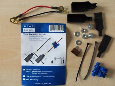 BAAS ES03 Motorrad Batterieverteiler Sammelanschluss für Zubehörelektronik