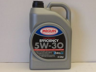6,57€/ l Meguin Megol Motorenöl Efficiency SAE 5W-30 5 Ltr