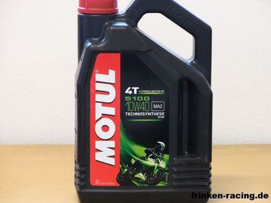 9,20€/ l Motul 5100 4T 10W-40 4 Ltr teilsynthetisches 4 - Takt Motorradöl