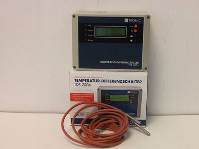 Temperaturdifferenzregler Solarregler TDR 2004 mit 2 Fühlern H-TRONIC