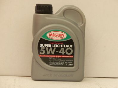 Meguin Megol Motoröl Super Leichtlauf vollsynt SAE 5W-40 1 Ltr A3/ B4-04