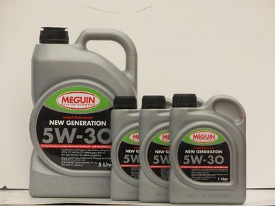 6,85€/ l Meguin Megol New Generation 5W-30 8 L