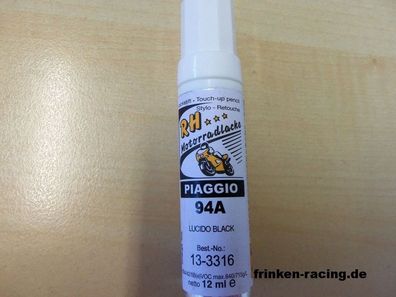 80, -€/100ml RH Lackstift Piaggio 94A lucido black