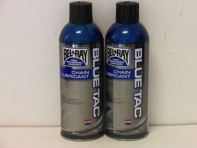 36,63€/ l Bel-Ray Kettenspray 2 x 400 ml Blue Tac Chain Lube Kettenfett