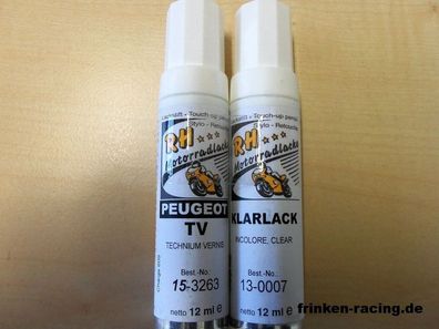 602,08€/l RH Lackstift Set Peugeot TV technium vernis 2 x 12 ml 15-3263