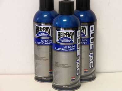 36,17€/ l Bel-Ray Kettenspray 3 x 400 ml Blue Tac Chain Lube Kettenfett