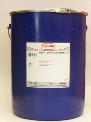 10,65€/ kg Meguin Lithium Komplex Fett LX2P 15 kg Mehrzweckfett