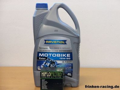 Ravenol Öl Ölfilter Kawasaki ZZ-R1100 / ZZR1100 Bj 90 - 01
