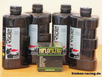 ENI I-ride 10W-40 / Ölfilter für Kawasaki KL650 KLR650 Bj 87 - 16
