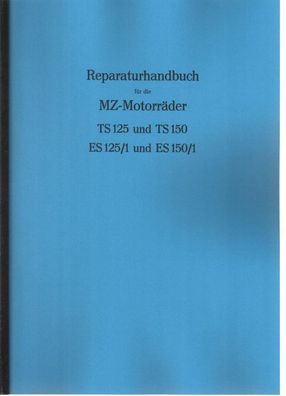 Reparaturhandbuch MZ Motorrad TS 125 und TS 150, DDR Oldtimer