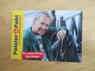 Schlagerstar Olaf Berger - handsigniertes Autogramm!!!