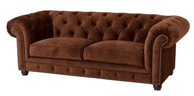 Sofa Couch 3-sitzig Samt Samtvelour Buche grau schwarz burgund creme braun
