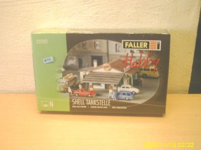 Faller " Hobby " Shell Tankstelle 1:160