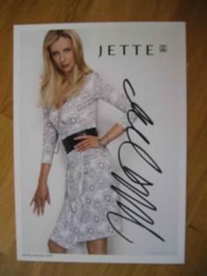 Modedesignerin Jette Joop - handsigniertes Autogramm!!!