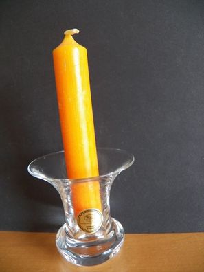 Kerzenhalter für Tafelkerzen oder kleine Vase Glas von Hutschenreuther Bavaria
