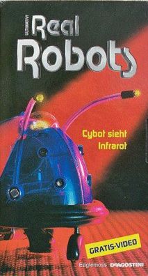 DeAgostini REAL ROBOTS Roboter Bausatz VHS Video Kassette "Cybot sieht Infrarot"