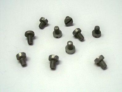 10x Schlitz Gewindeschraube Schlitzschraube Schraube M4 x 5 mm