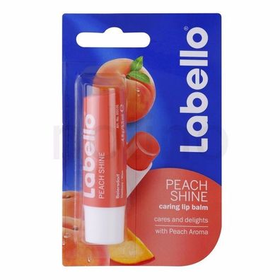 Labello Peach Shine Lippenpflege 4,8 g