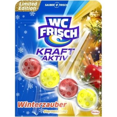 WC Frisch Kraft Aktiv Duftspüler Sternenglanz Winterzauber mit Anti-Kalk-Formel