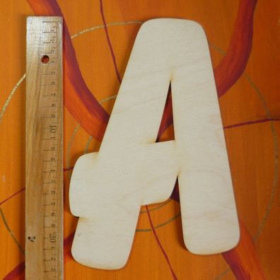 große Holzbuchstaben 23cm Buchstaben Rohlinge aus Holz Alphabet freie Auswahl
