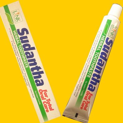 4 Tuben x 80g Ayurveda Sudantha Kräuter Zahncreme Zahnpasta Herbal Toothpaste DI