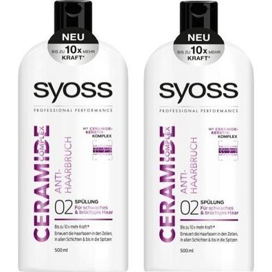 Syoss Ceramide Keratin Komplex Spülung für schwaches & brüchiges Haar