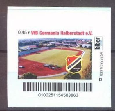 biber post, VfB Germania Halberstadt 45 cent postfr h692