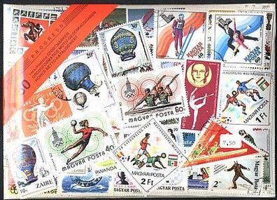 Briefmarkenpaket 50 Sportmotive