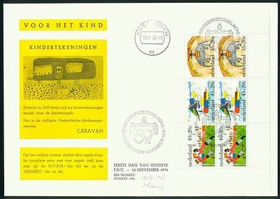FDC Niederlande Block 15, Voor het Kind 1976