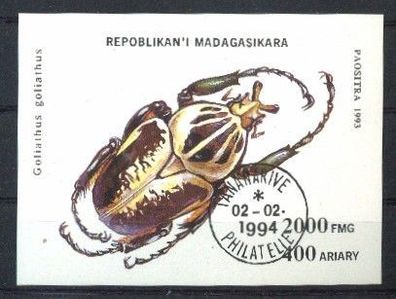 Madagaskar Block 254 gest. Käfer mot718