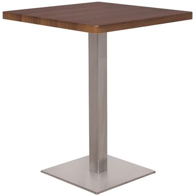 Bartisch Bistrotisch Tisch Nussbaum Holzoptik 60x60x75 M-BT60/1431