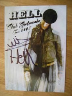 Helmut Josef Geier aka DJ Hell - handsigniertes Autogramm!!!