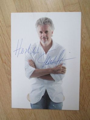 Der Schwarm Schriftsteller Frank Schätzing - handsigniertes Autogramm!!!