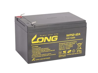 Akku Kung Long WP12-12 12V 12Ah AGM Blei Batterie wartungsfrei VDS battery