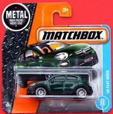 Matchbox Metal Teile Auto Fahrzeug 16 Fiat 500X Neu/ OVP 2016 Mattel 3/125
