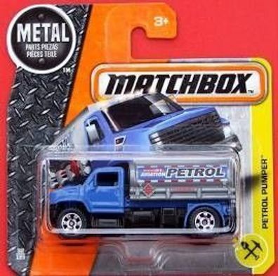 Matchbox Metal Teile Auto Fahrzeug Petrol Pumper Neu / OVP 2016 Mattel 32/125