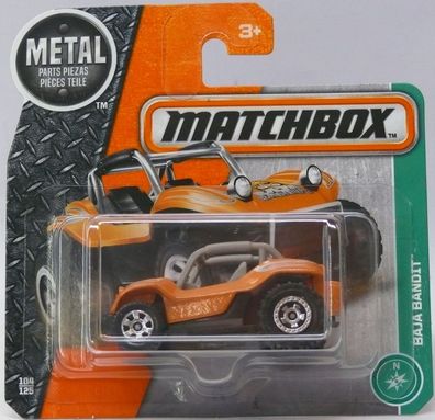 Matchbox Metal Teile Auto Fahrzeug Baja Bandit 2016 Mattel 104/125