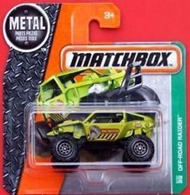 Matchbox Metal Teile Auto Fahrzeug Off-Road Raider 2016 Mattel 109/125
