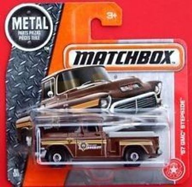 Matchbox Metal Teile Auto Fahrzeug 57 GMC Stepside 2016 Mattel 80/125