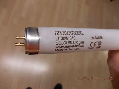 30 w NeonRöhre 30w 90 90,8 90,9 cm 90cm kaltweiss Leuchtstoffröhre 30w/840 Lampe Tube
